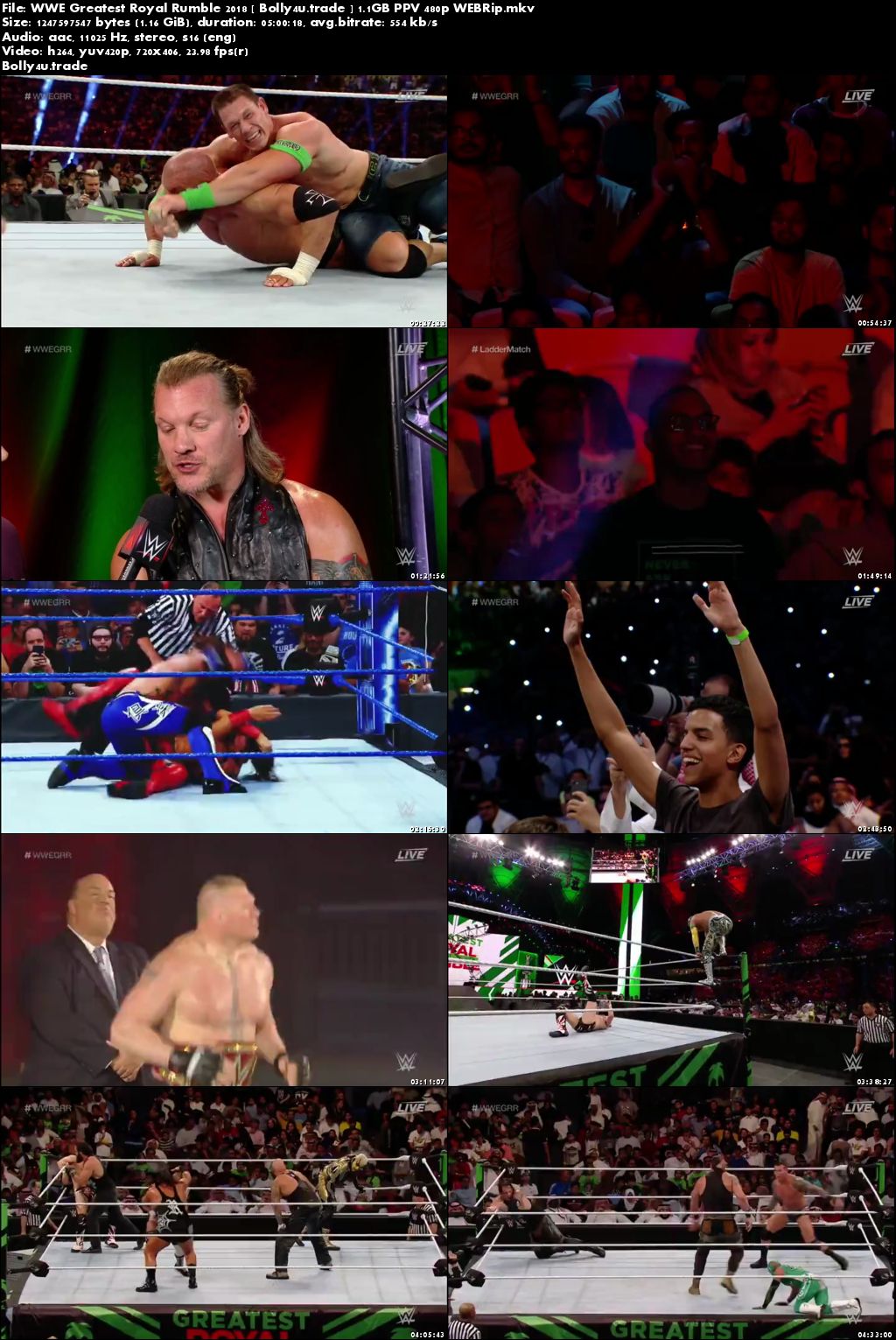 WWE Greatest Royal Rumble 2018 PPV WEBRip Full Show 480p Download