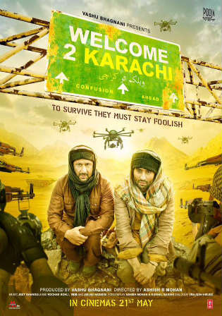 Welcome 2 Karachi 2015 HDRip 350MB Full Hindi Movie Download 480p