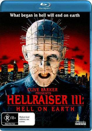 Hellraiser III Hell on Earth 1992 BRRip 300MB Hindi Dual Audio 480p Watch Online Full Movie Download bolly4u