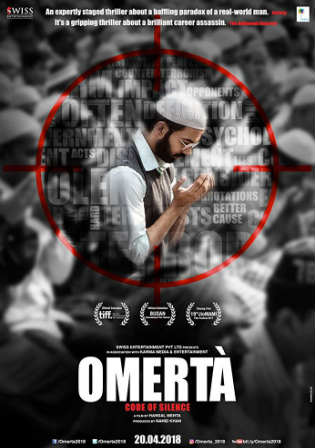 Omerta 2018 Pre DVDRip 500Mb Full Hindi Movie Download x264 Watch Online Free bolly4u