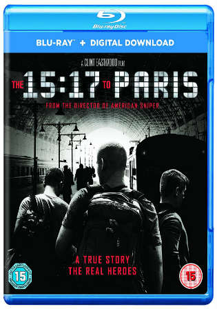 The 15 17 to Paris 2018 BluRay 280Mb English 480p ESub Watch Online Full Movie Download bolly4u