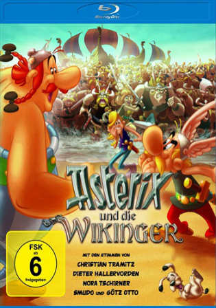 Asterix and the Vikings 2006 BRRip 250Mb Hindi Dual Audio 480p ESub
