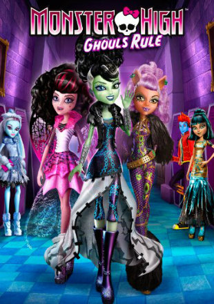 Monster High Ghouls Rule 2012 BRRip 500Mb Hindi Dual Audio 720p Watch Online Full Movie Download bolly4u