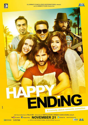Happy Ending 2014 HDRip 900Mb Full Hindi Movie Download 720p Watch Online Free bolly4u