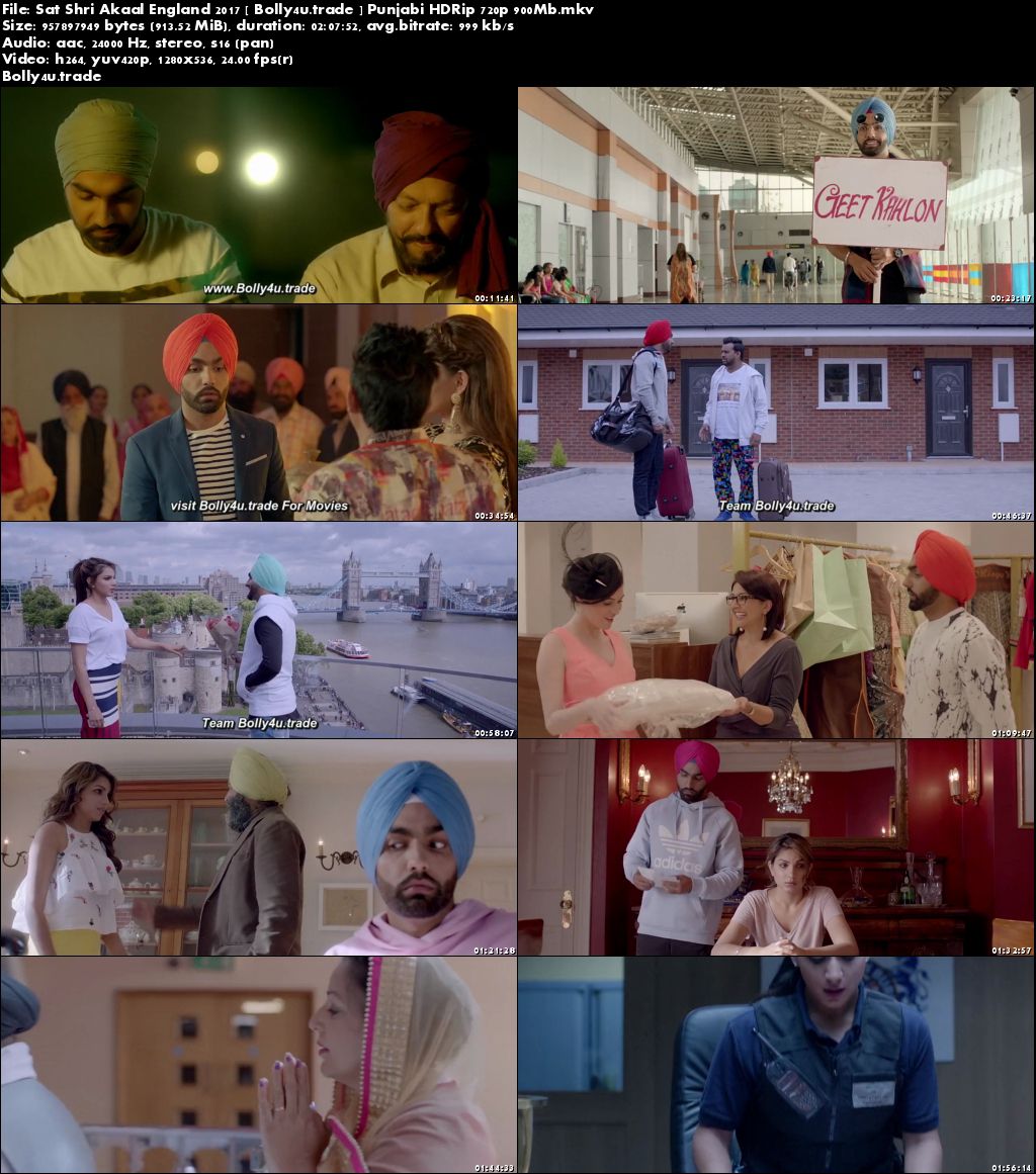 Sat Shri Akaal England 2017 HDRip 350MB Full Punjabi Movie Download 480p