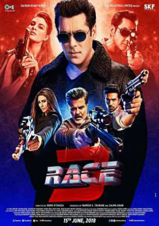 Race 3 2018 Pre DVDRip 400MB Full Hindi Movie Download 480p
