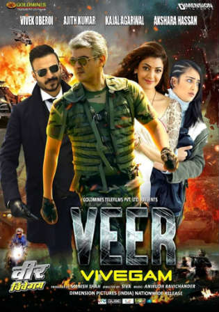 Vivegam 2018 HDRip 350MB Hindi Dubbed 480p Watch Online Full Movie Download bolly4u