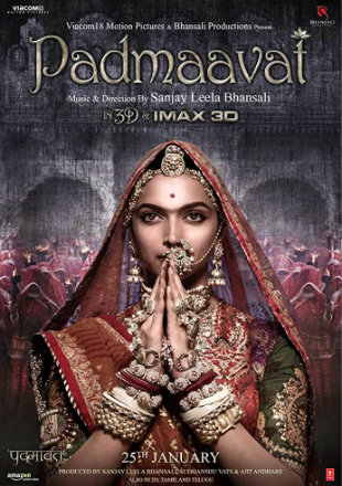 Padmavat 2018 DVDRip 450MB Full Hindi Movie Download 480p