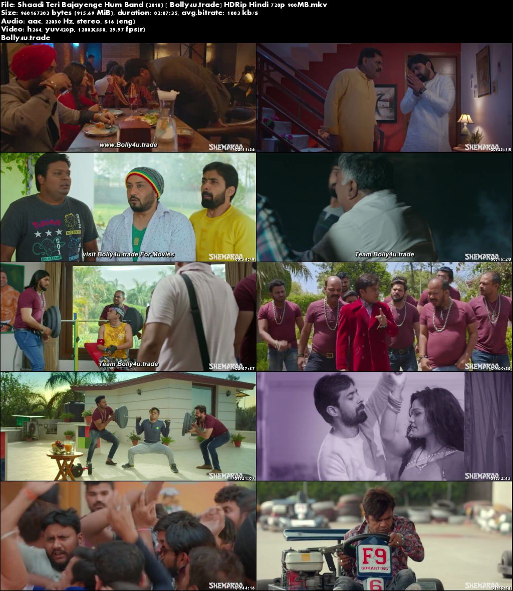 Shaadi Teri Bajayenge Hum Band 2018 HDRip 350MB Hindi Movie 480p Download