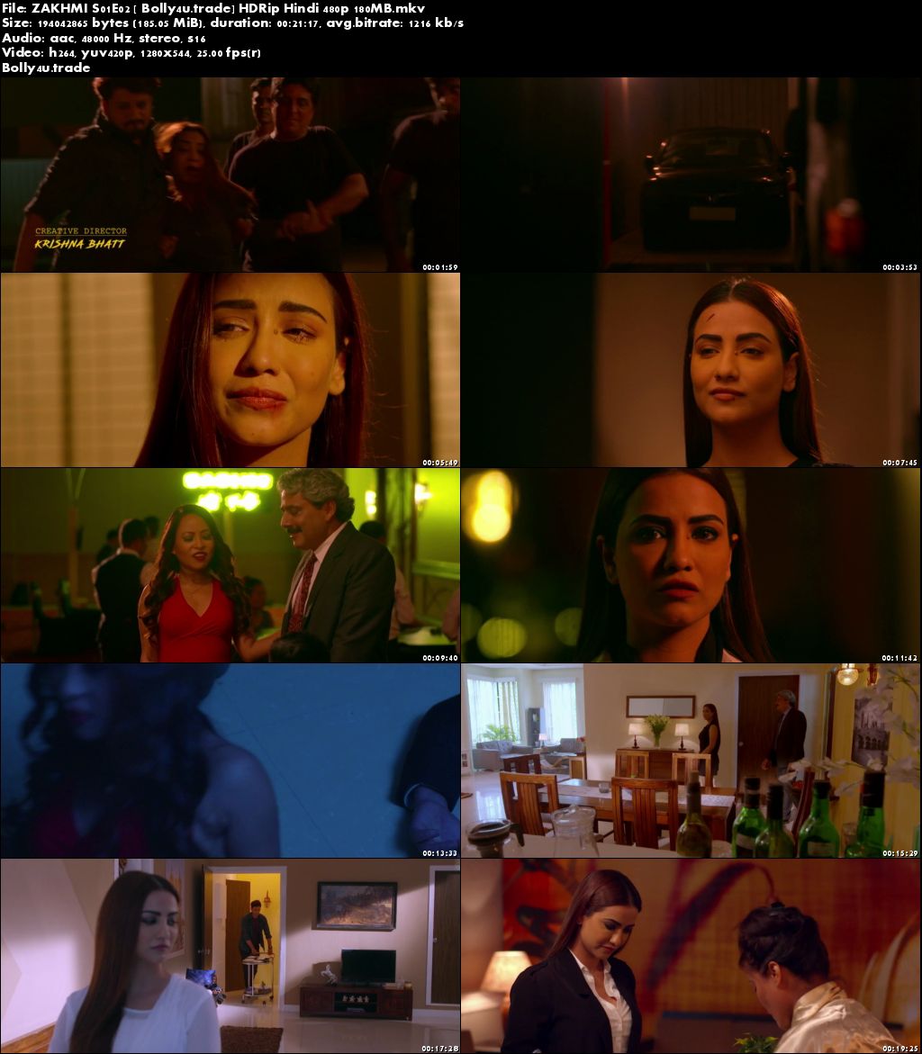  Zakhmi 2018 S01E02 HDRip Hindi 480p 180MB Download