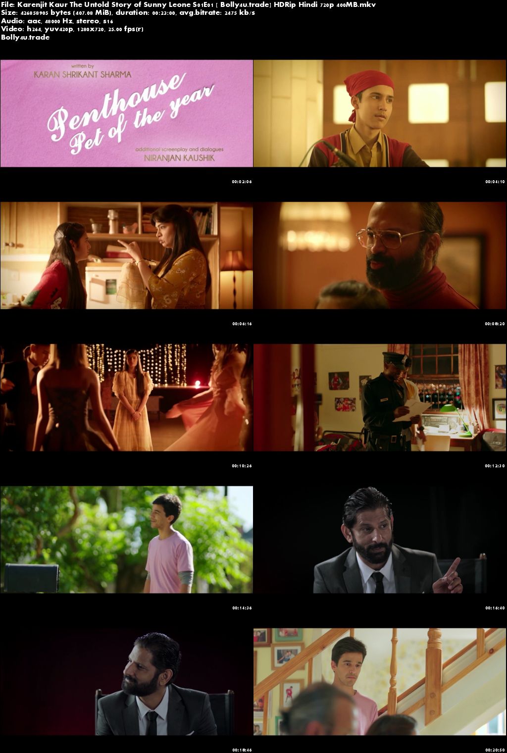 Karenjit Kaur The Untold Story of Sunny Leone S01E01 HDRip 400MB Hindi 720p Download
