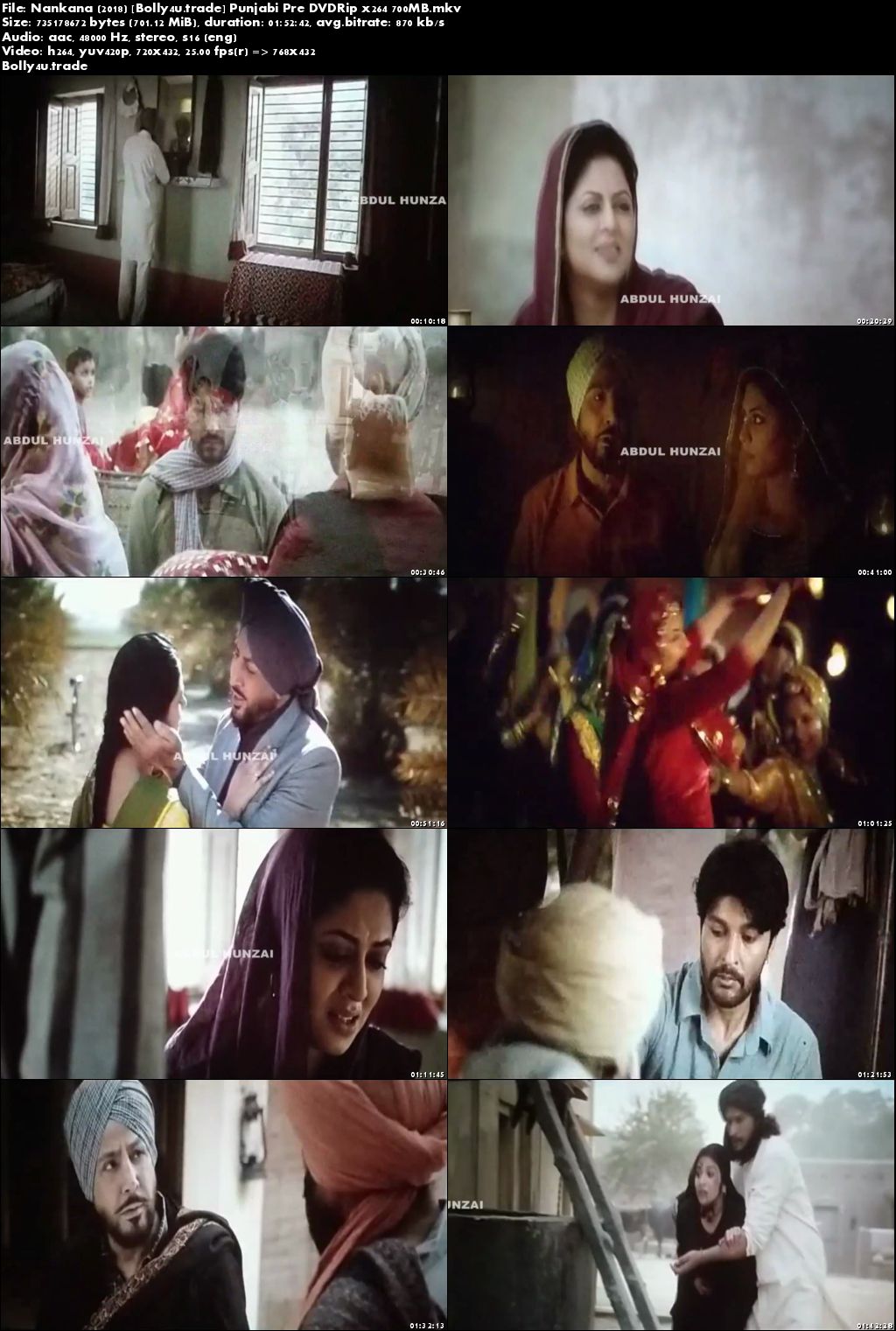 Nankana 2018 Pre DVDRip 700Mb Full Punjabi Movie Download x264