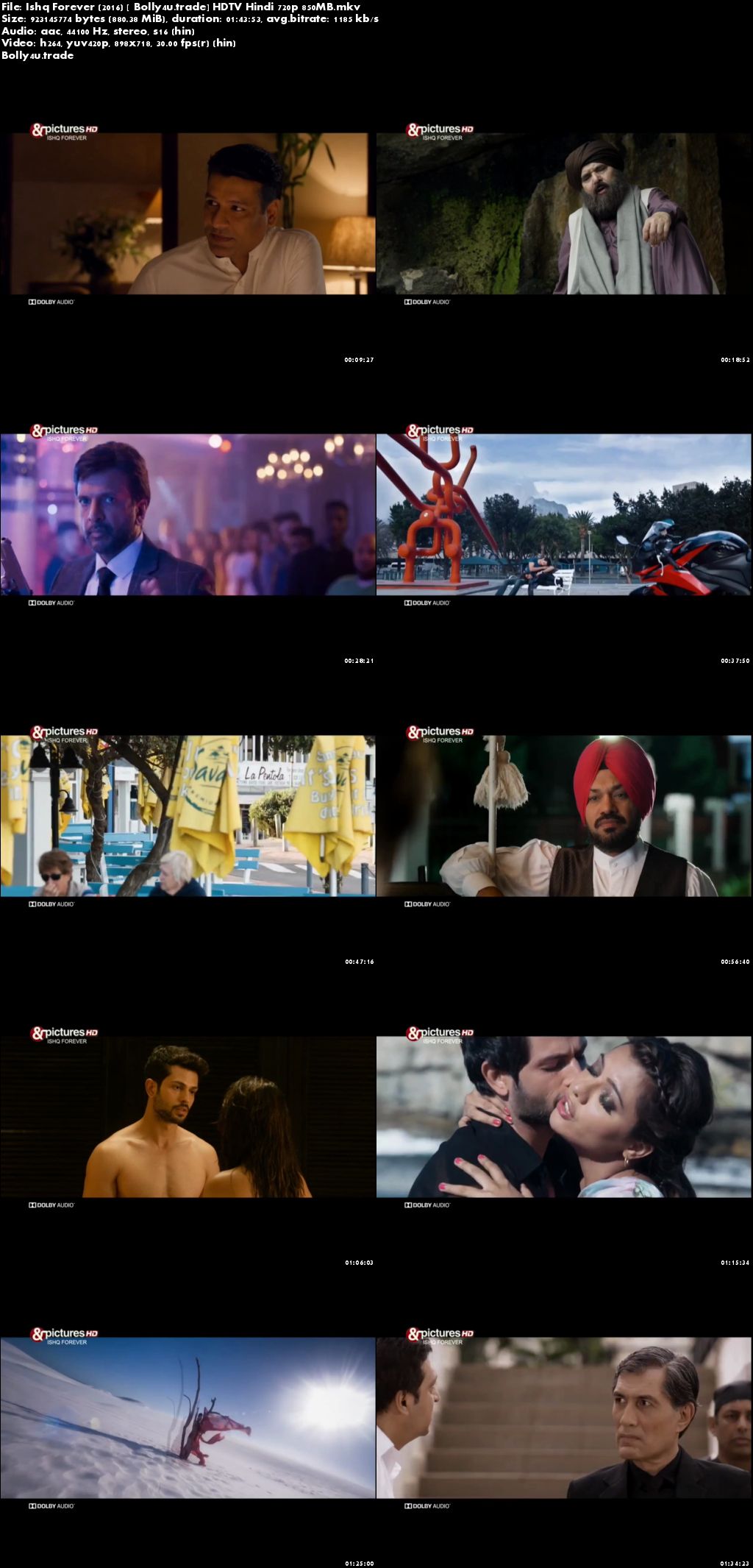  Ishq Forever 2016 HDTV 300Mb Full Hindi Movie Download 480p