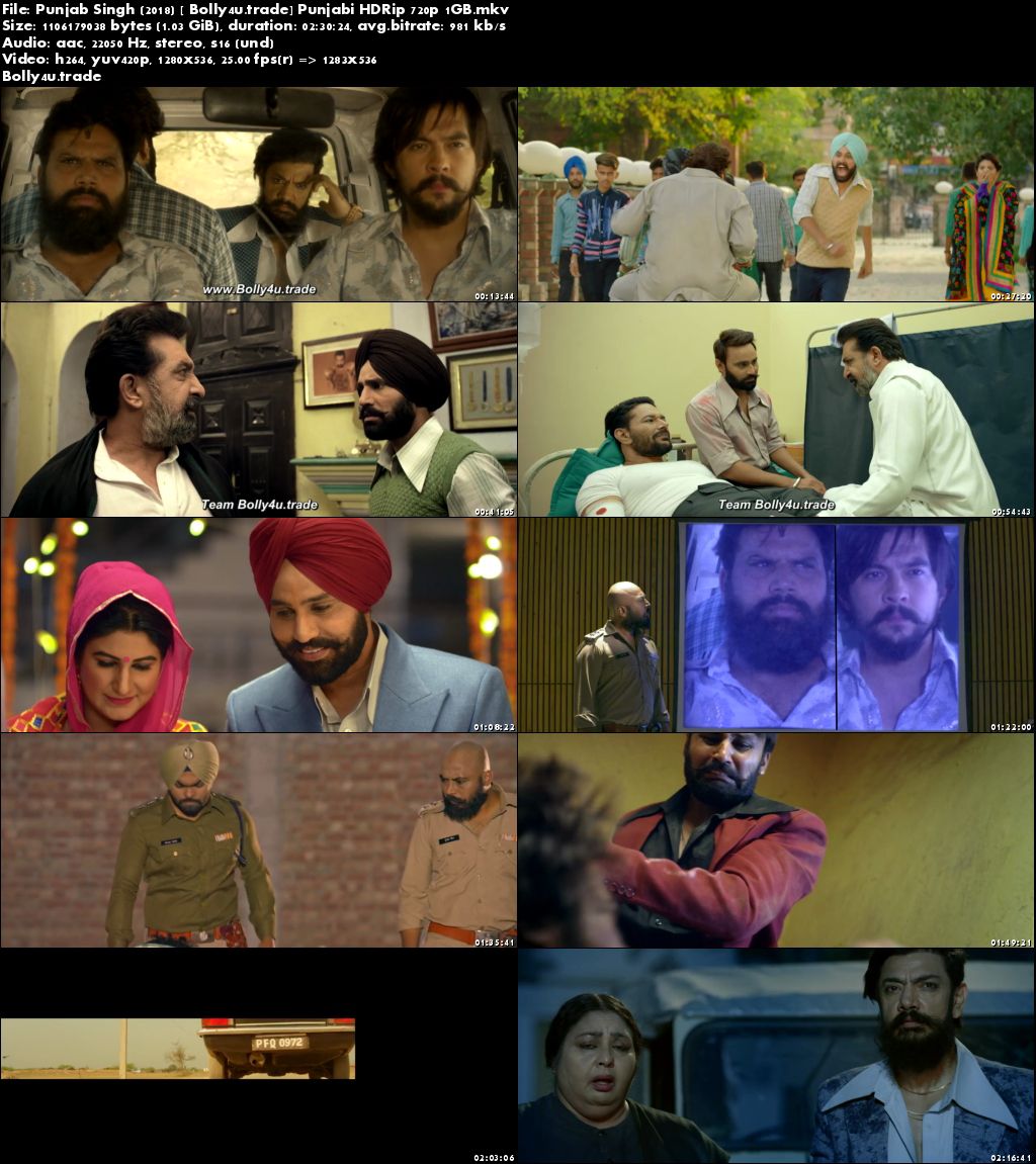 Punjab Singh 2018 HDRip 1GB Full Punjabi Movie Download 720p