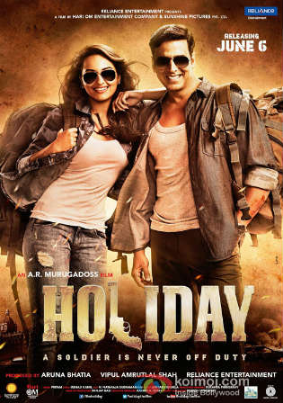 Holiday 2014 HDTV 400Mb Full Hindi Movie Download 480p