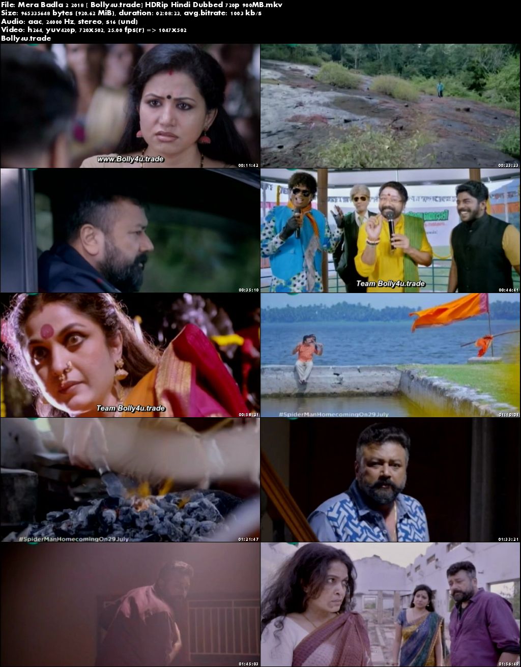 Mera Badla 2 2018 DTHRip 900Mb Full Hindi Dubbed Movie Download 720p