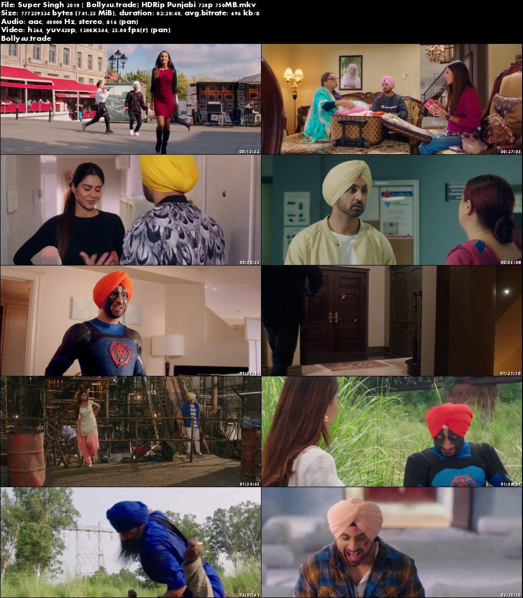 Super Singh 2018 HDRip 750MB Full Punjabi Movie Download 720p