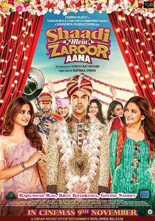 Shaadi Mein Zaroor Aana 2017 WEBRip 400MB Full Hindi Movie Download 480p