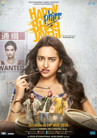 Happy Phirr Bhag Jayegi 2018 Pre DVDRip 700MB Full Hindi Movie Download Watch Online Free bolly4u