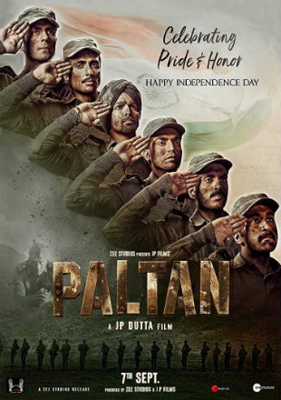 Paltan 2018 Pre DVDRip 400MB Full Hindi Movie Download 480p