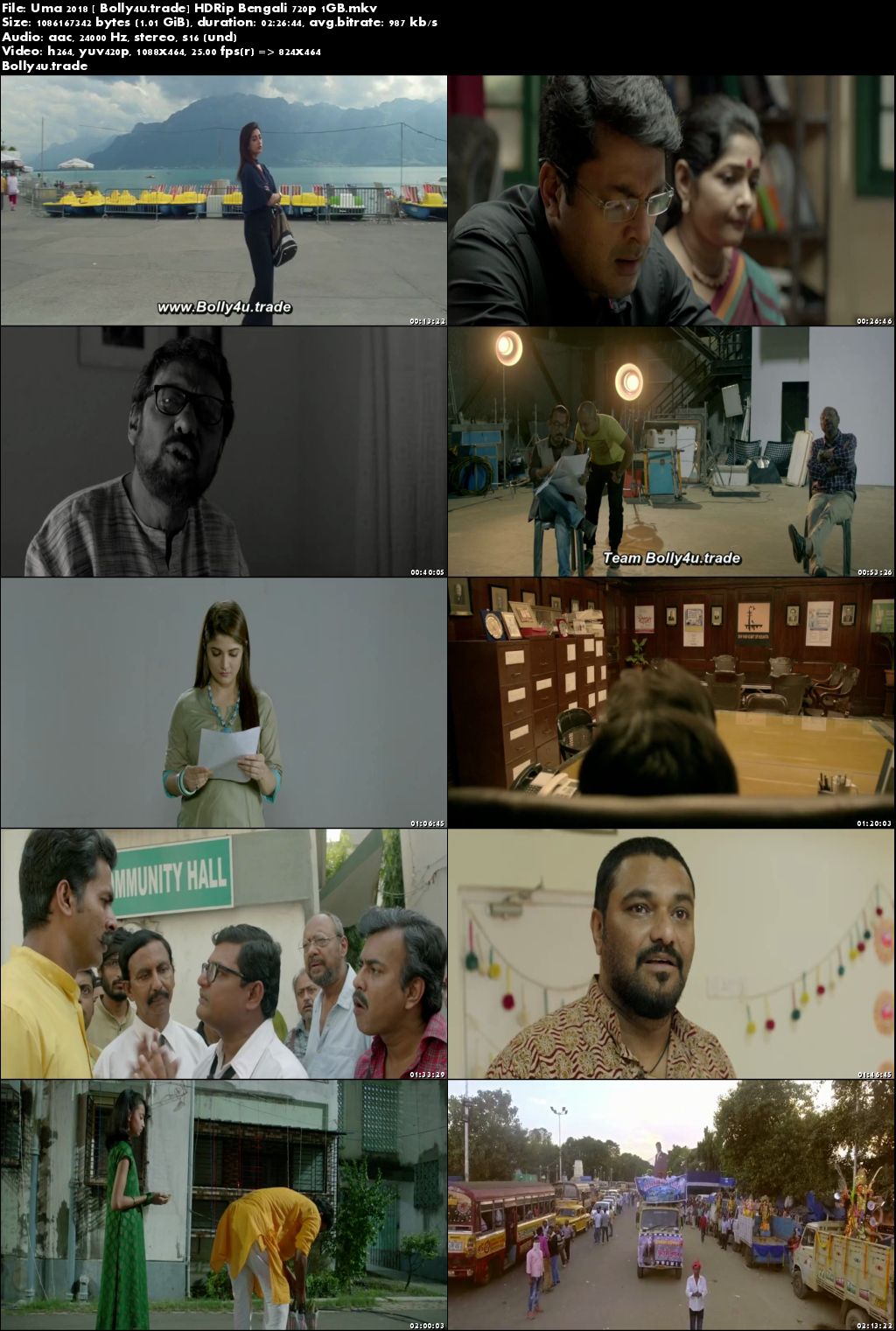 Uma 2018 HDRip 1Gb Full Bengali Movie Download 720p
