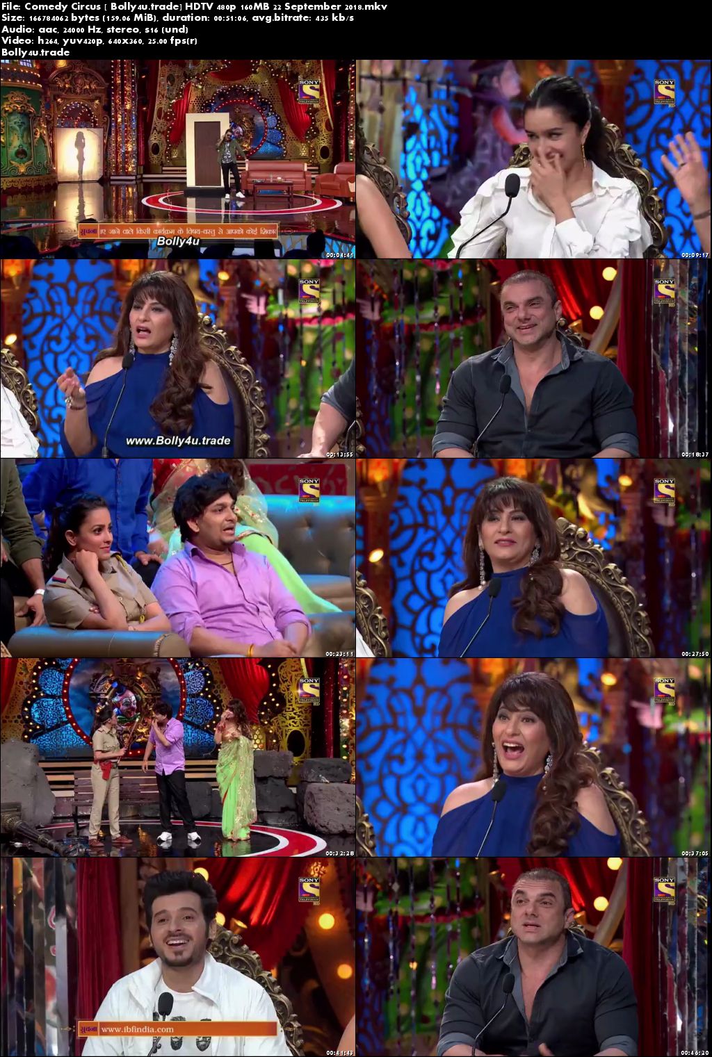 Comedy Circus HDTV 480p 160MB 22 September 2018 Download