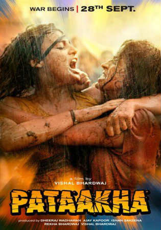 Pataakha 2018 Pre DVDRip 300MB Full Hindi Movie Download 480p Watch Online Bolly4u