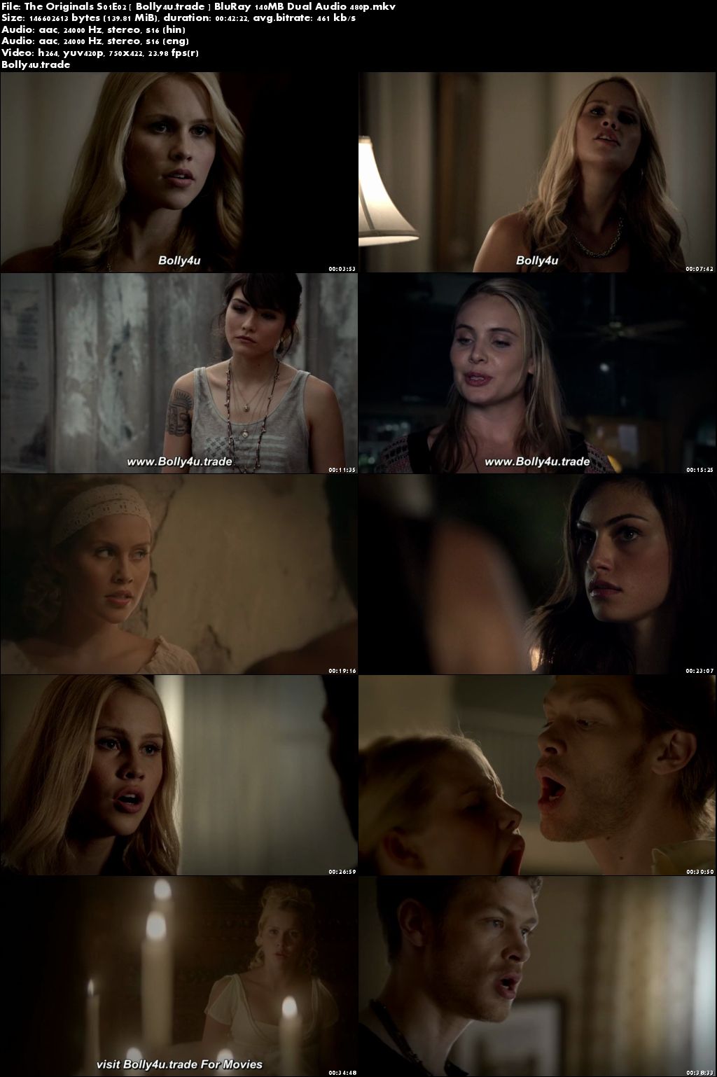 The Originals S01E02 BluRay 140MB Hindi Dual Audio 480p Download