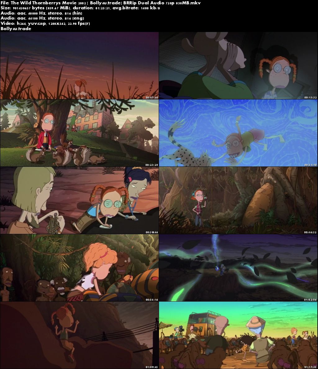 The Wild Thornberrys Movie 2002 WEB-DL 300Mb Hindi Dual Audio 480p Download