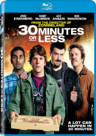 30 Minutes or Less 2011 BluRay 300Mb Hindi Dual Audio 480p ESub