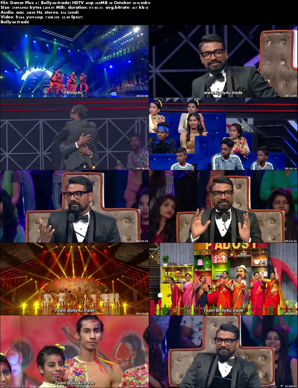 Dance Plus Season 4 HDTV 480p 200MB 28 October 2018 Download