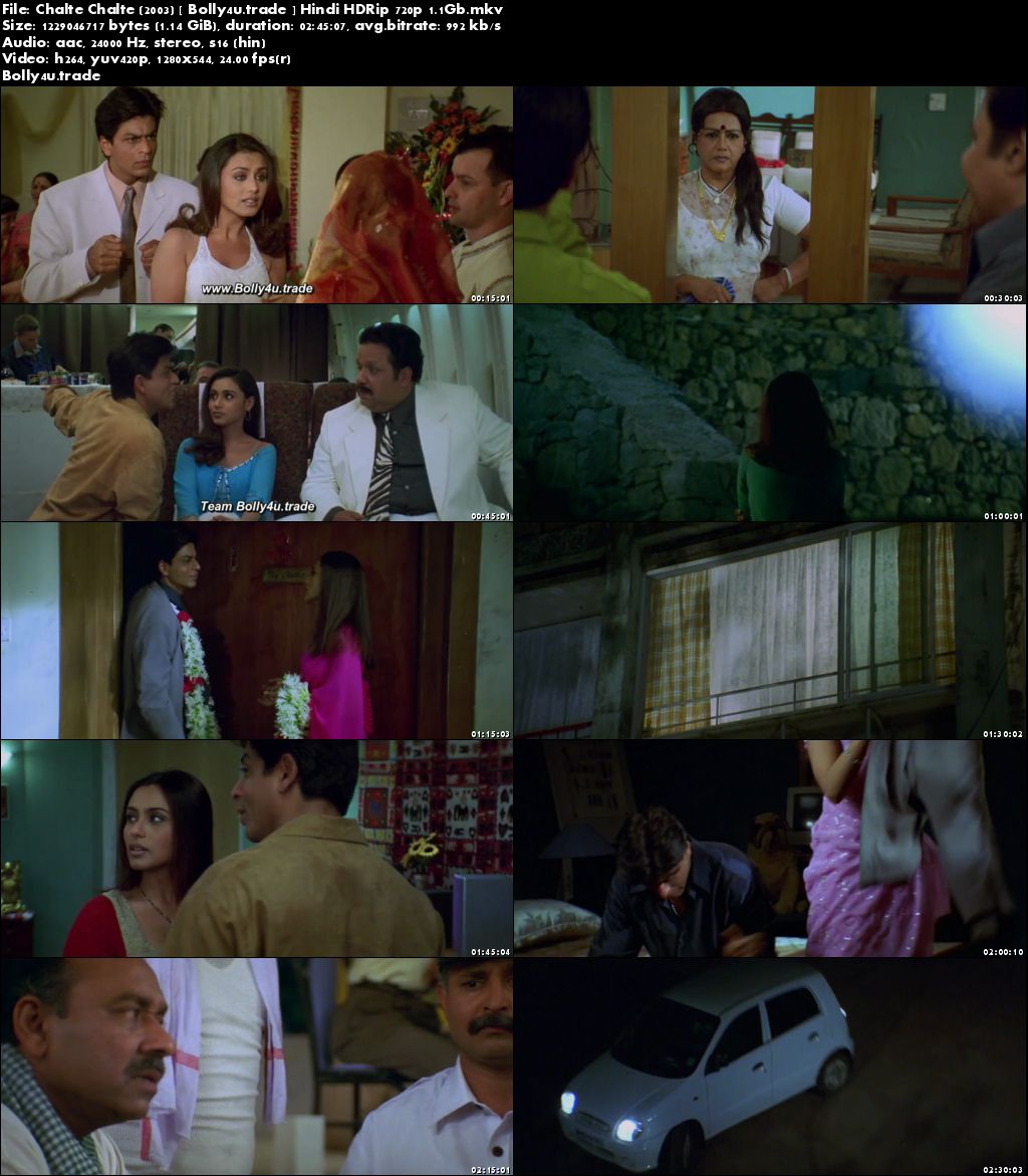 Chalte Chalte 2003 HDRip 450MB Full Hindi Movie Download 480p