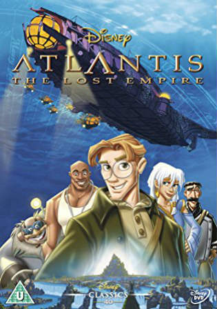 Atlantis The Lost Empire 2001 BRRip 300MB Hindi Dual Audio 480p