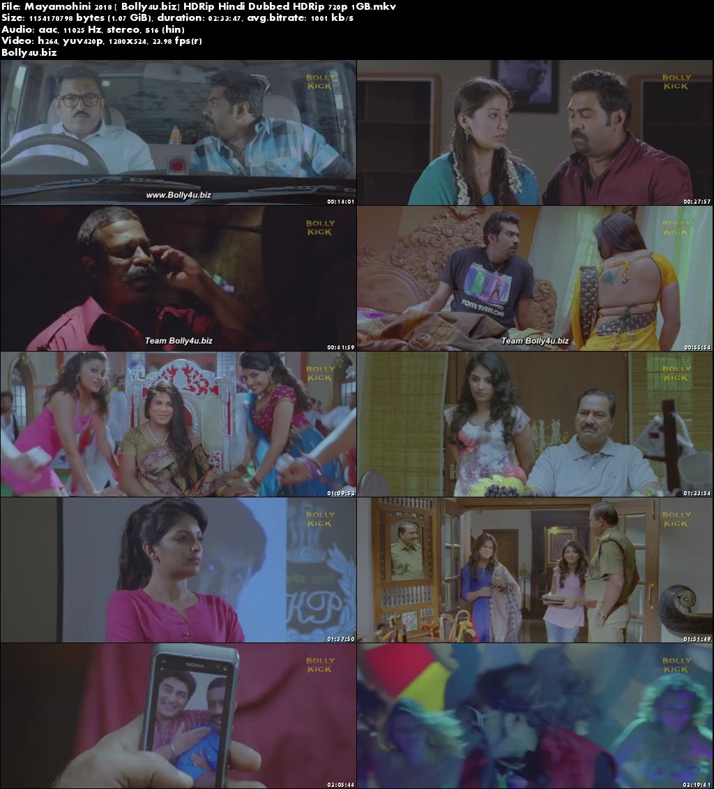 Mayamohini 2018 HDRip 300MB Hindi Dubbed 480p Download