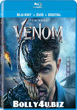 Venom 2018 BluRay 350MB English 480p ESub