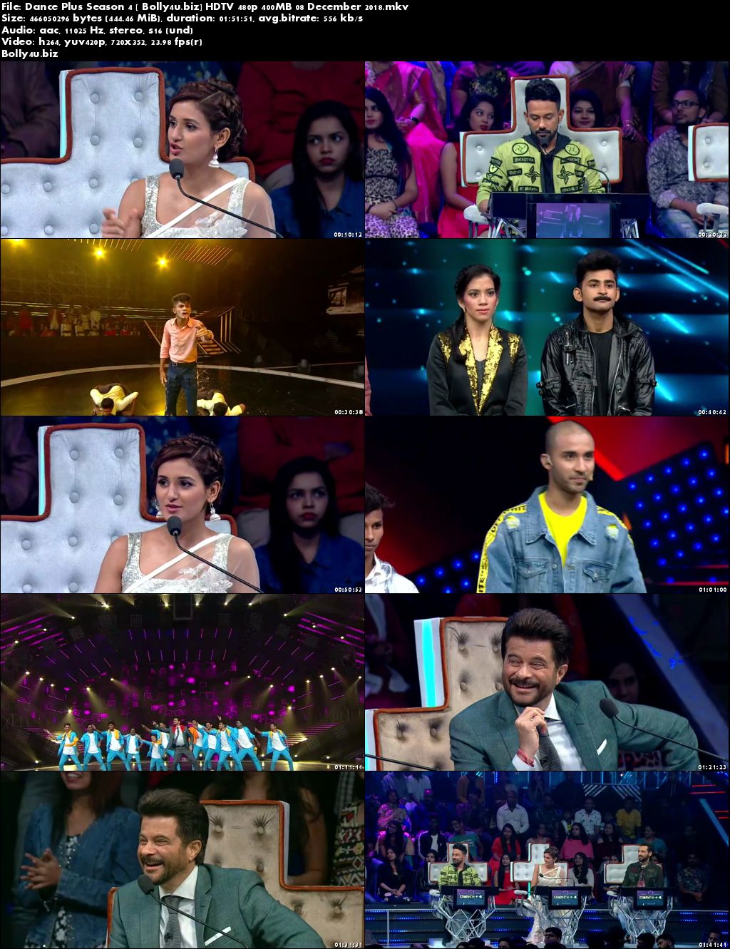 Dance Plus Season 4 HDTV 480p 400MB 08 December 2018 Download