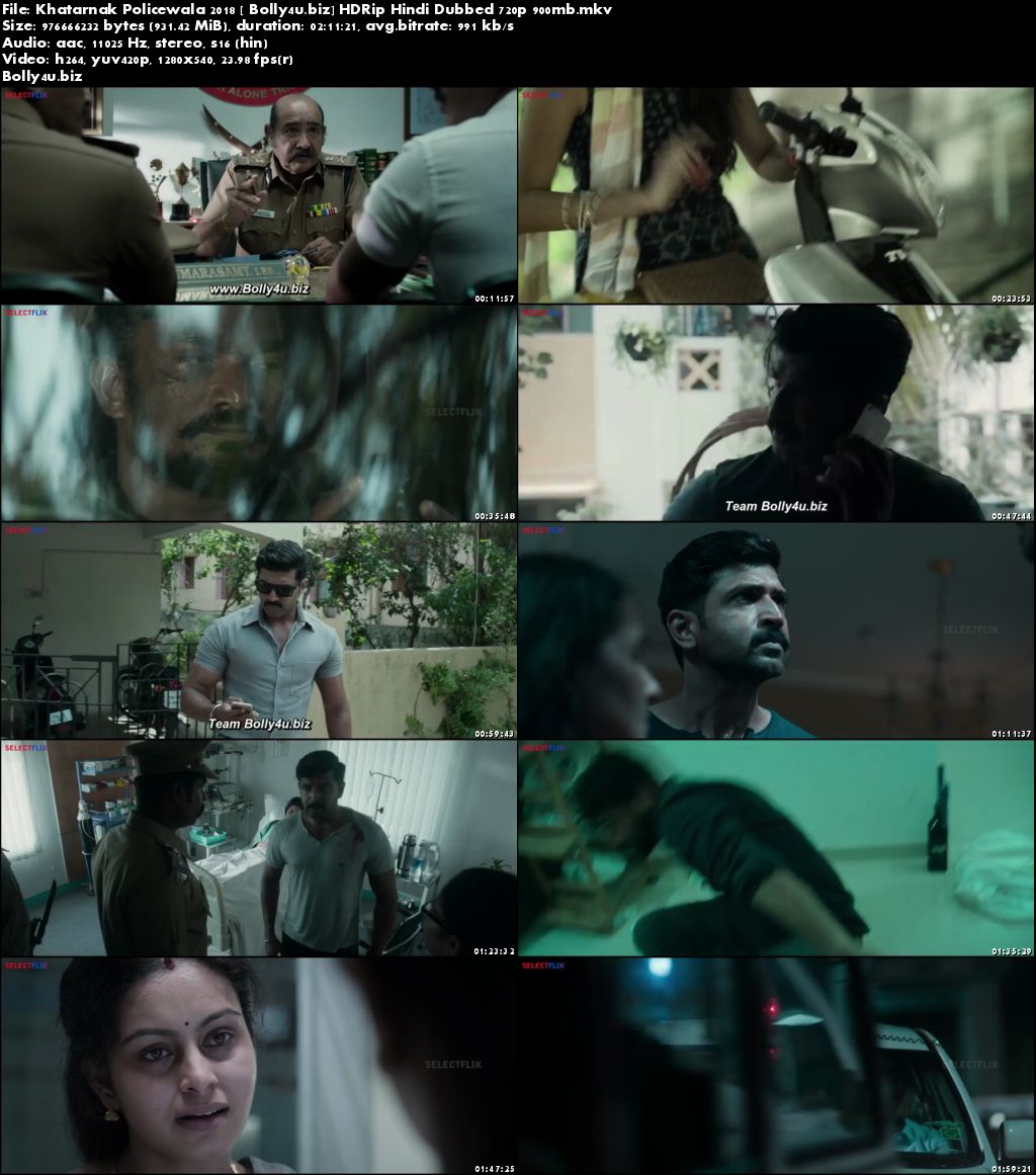 Khatarnak Policewala 2018 HDRip 900MB Hindi Dubbed 720p Download