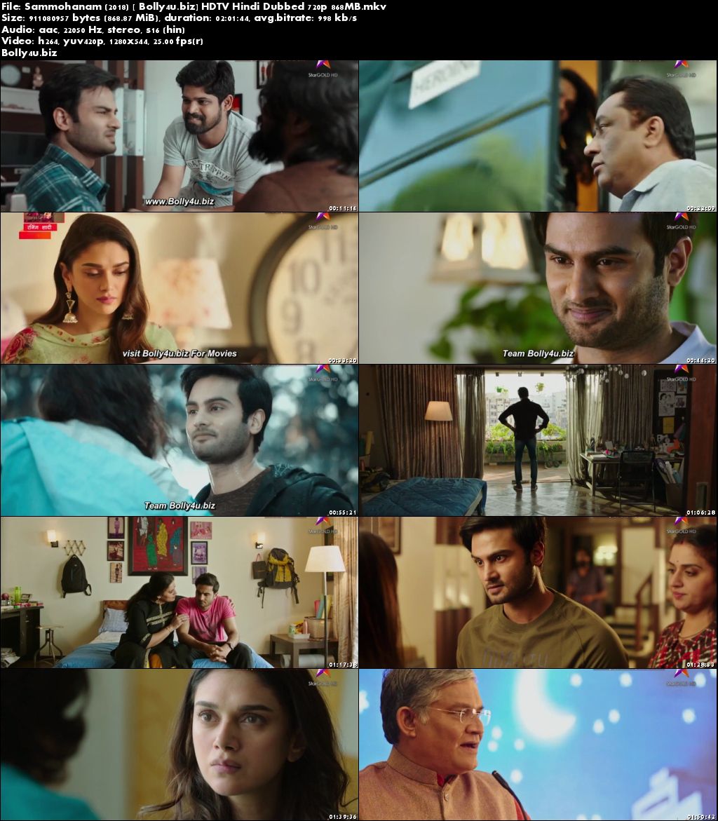 Sammohanam 2018 HDTV 350MB Hindi Dubbed 480p Download