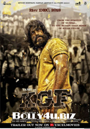 K.G.F Chapter 1 2018 Pre DVDRip 1GB Full Hindi Movie Download 720p