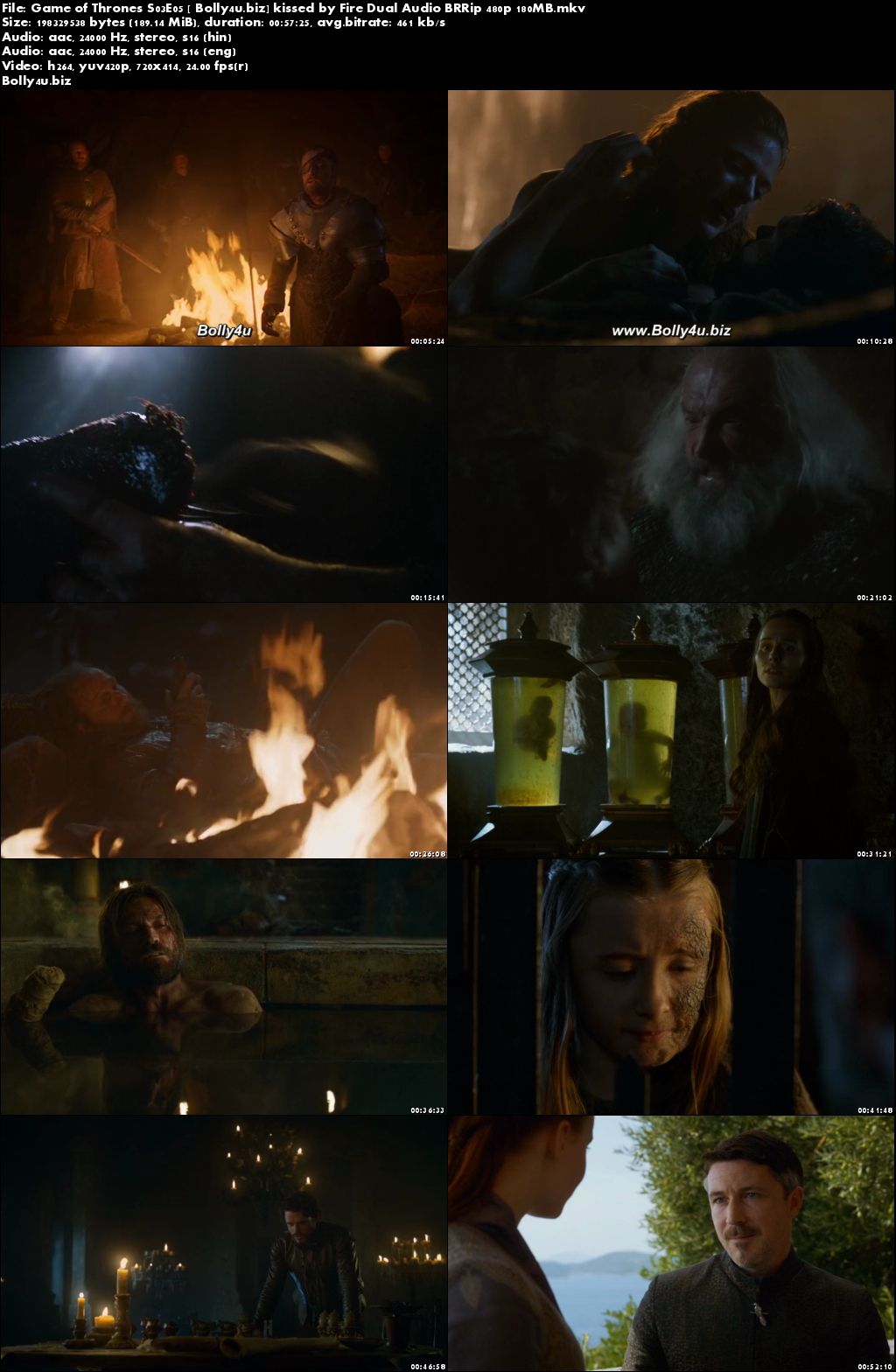 Game of Thrones S03E05 BRRip 180MB Hindi Dual Audio 480p Download Game of Thrones S03E05 BRRip 180MB Hindi Dual Audio 480p Download