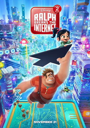 Ralph Breaks The Internet 2018 DVDScr 350Mb Hindi Dual Audio 480p