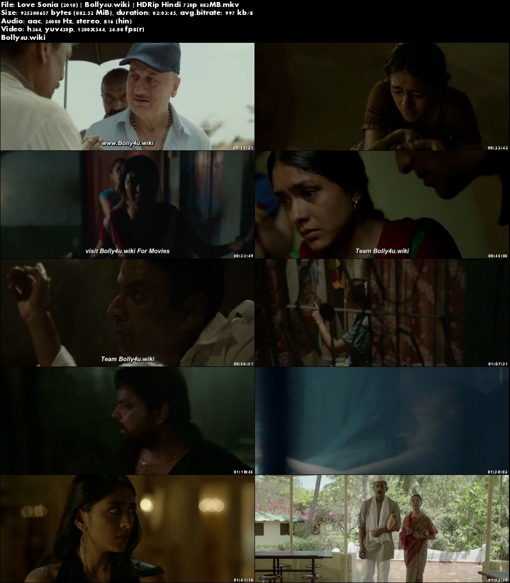 Love Sonia 2018 HDRip 350Mb Full Hindi Movie Download 480p