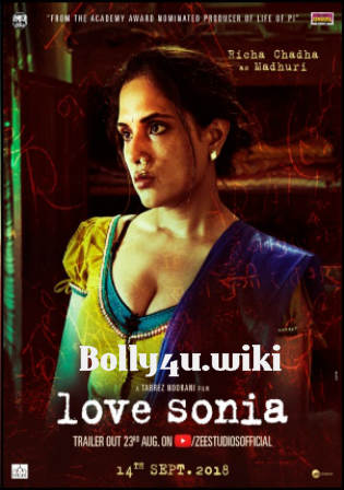 Love Sonia 2018 HDRip 350Mb Full Hindi Movie Download 480p