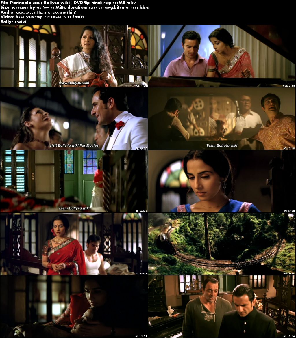 Parineeta 2005 DVDRip 350Mb Full Hindi Movie Download 480p