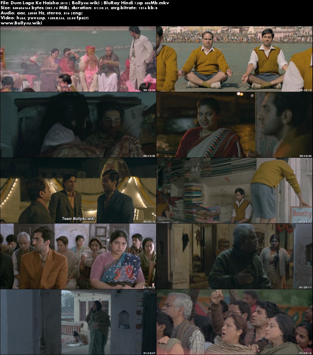 Dum Laga Ke Haisha Poster