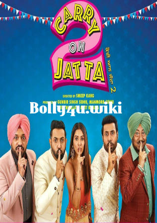 Carry on Jatta 2 2018 WEB-DL 400MB Punjabi 480p Watch Online Full Movie Download bolly4u