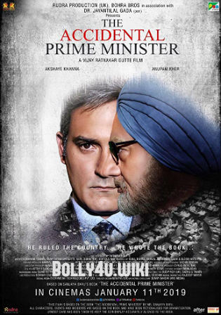 The Accidental Prime Minister 2019 Pre DVDRip 700MB Hindi x264
