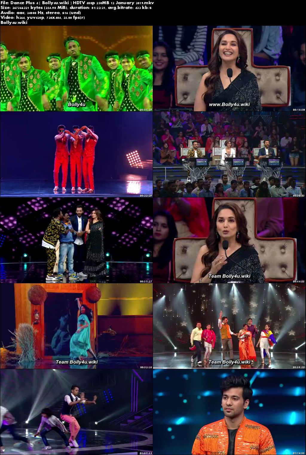 Dance Plus Season 4 HDTV 480p 250MB 12 January 2019 Download