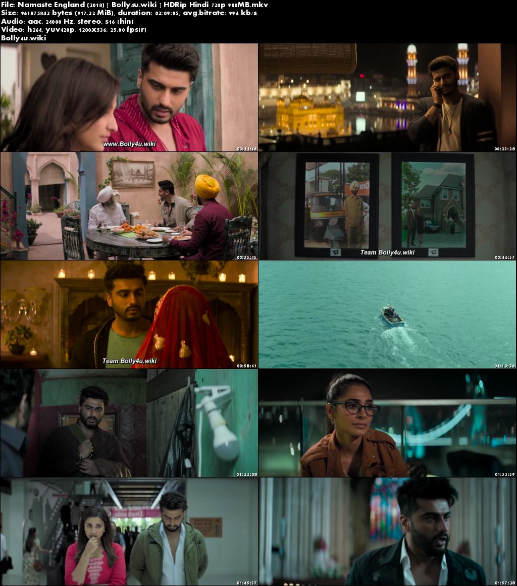 Namaste England 2018 HDRip 900Mb Full Hindi Movie Download 720p