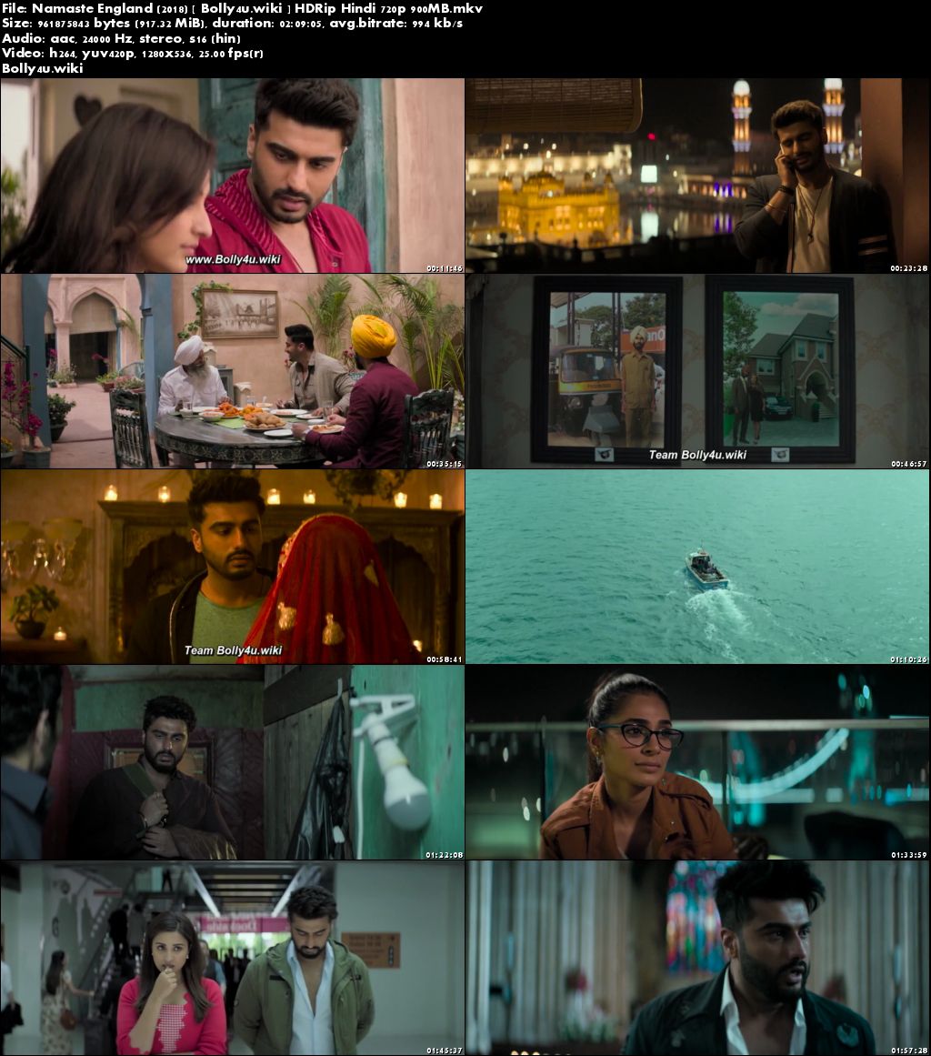 Namaste England 2018 HDRip 350Mb Full Hindi Movie Download 480p